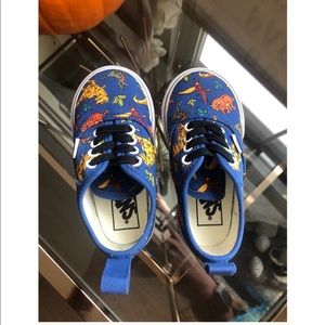Vans Dinosaur No Tie Sneakers - Size T 6.0